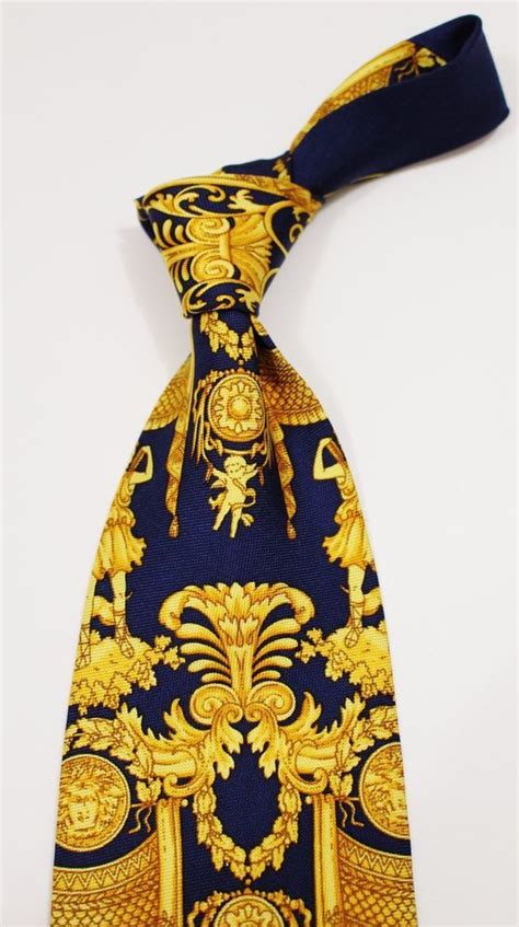 versace blue tie|Versace ties for men.